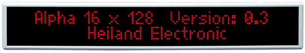 LED-Display, Punktmatrix, Piktogramme