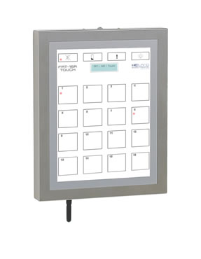 Funkstation, Funkempf&auml;nger in Edelstahl und mit Touch FRT-16R-Touch