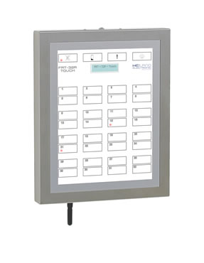 Funkstation, Funkempf&auml;nger in Edelstahl und mit Touch FRT-32R-Touch