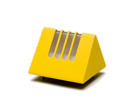 LED-Signalleuchte in gelber Gehh&auml;useausf&uuml;hrung